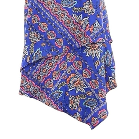 Laundry by Shelli Segal Draped Floral Colorful Blouse NWT - Picture 5 of 9